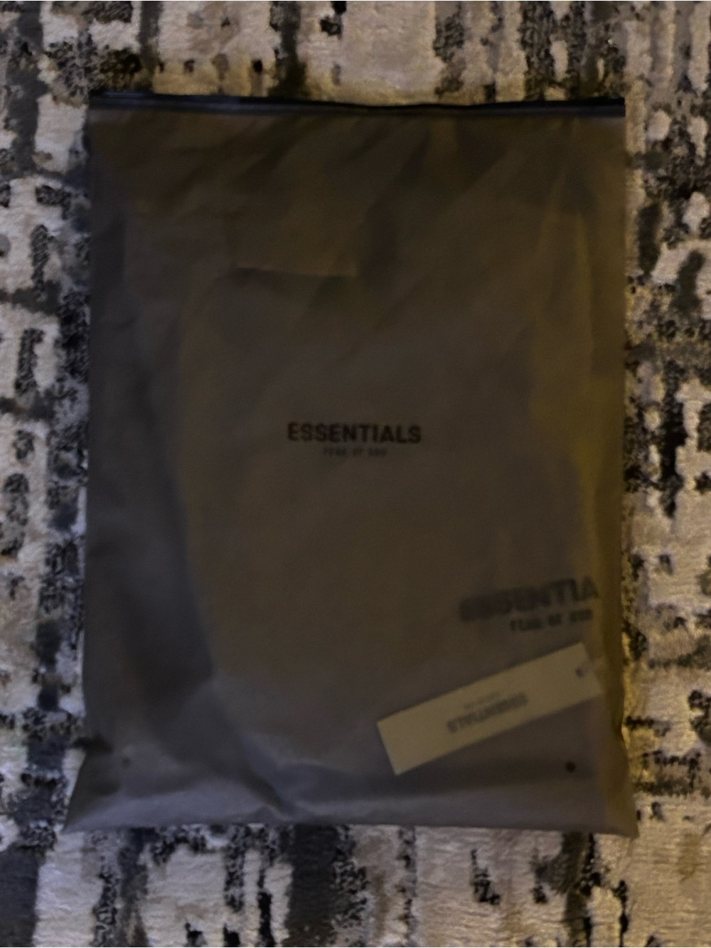 ESSENTIALS Men’s Black Packaged Accessory Bag